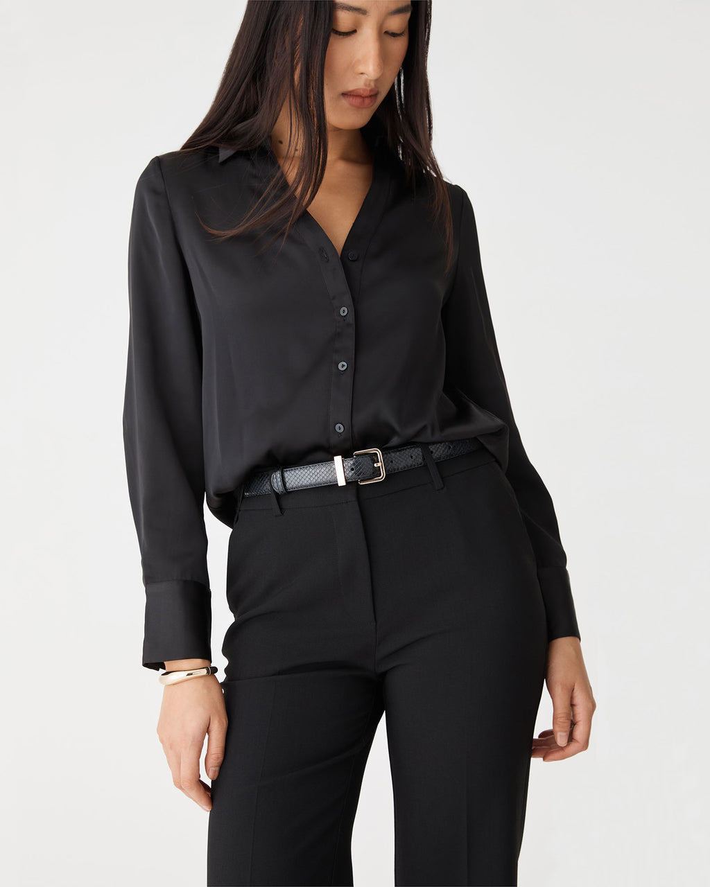 Lilith Snake Belt in black — view 2