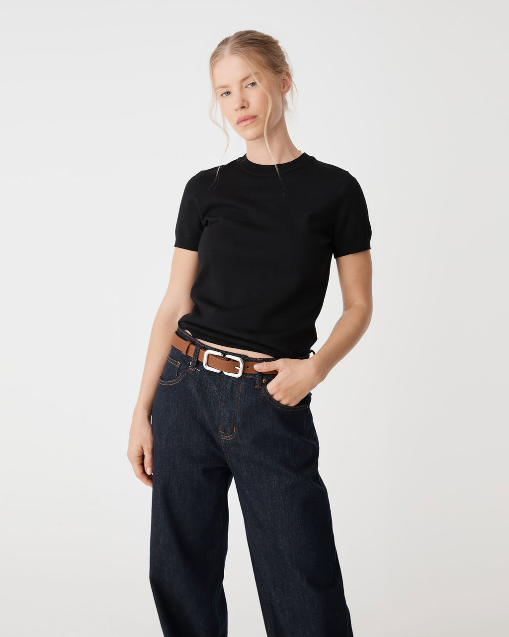 Dublin Twin Belt in tan — view 2