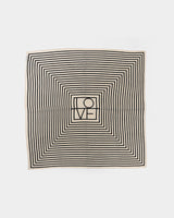 Janessa Silk Scarf in cream — view 1