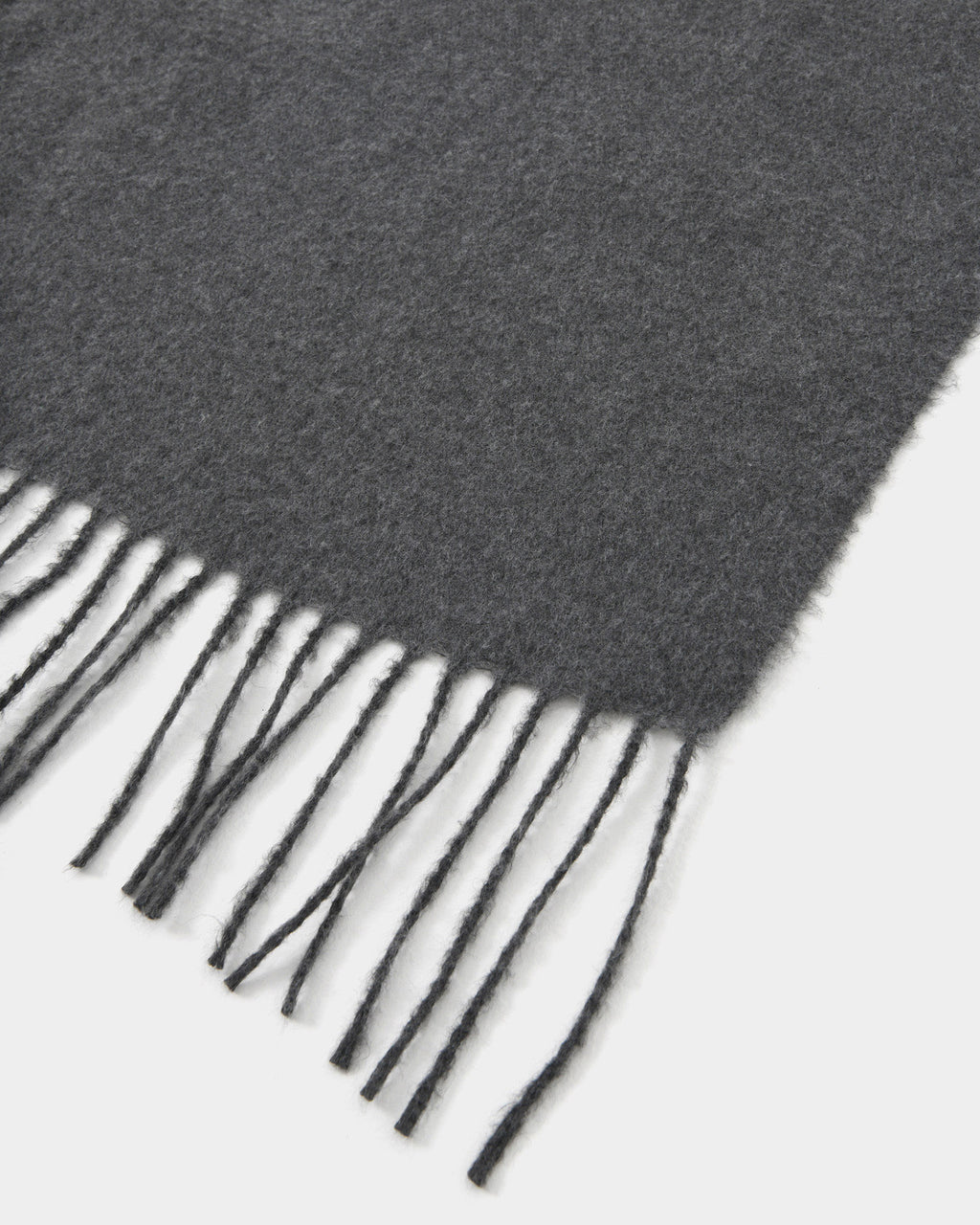 Julianna Scarf in charcoal — fabric detail