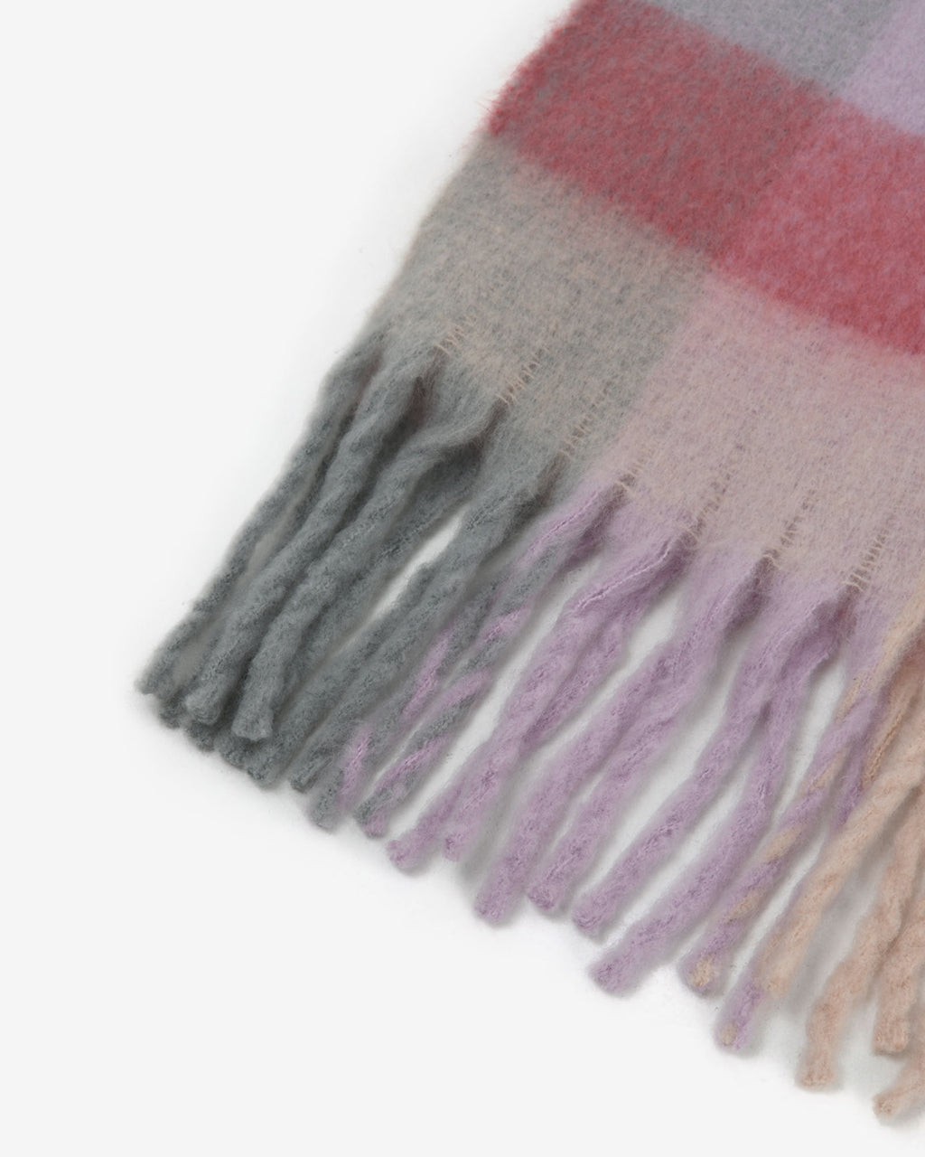 Finnley Checked Scarf in pink multi — view 2
