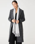 Paloma Wool Blend Scarf in light grey — full-length view