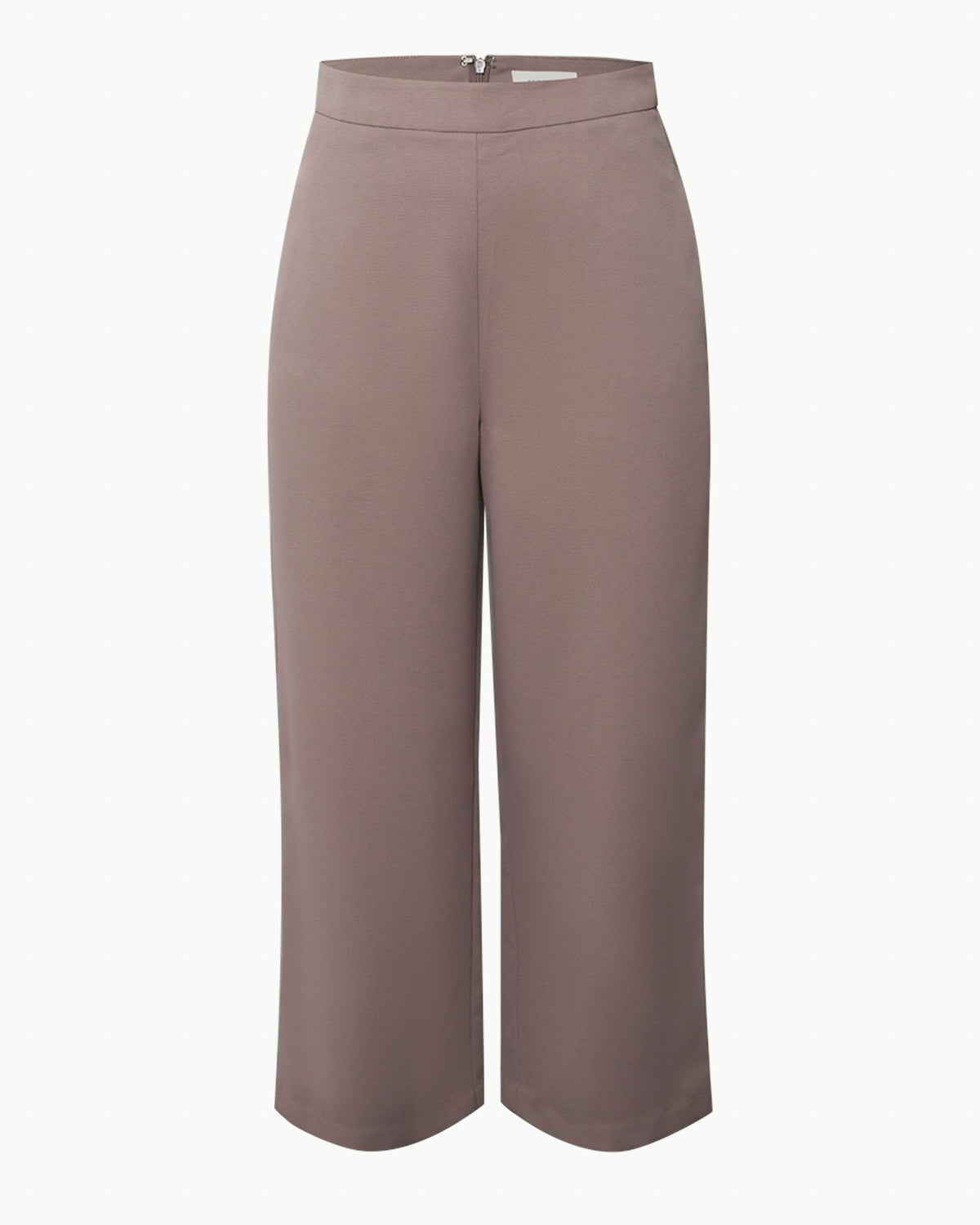 Lexee High-Waist Culotte in mocha — product-only view