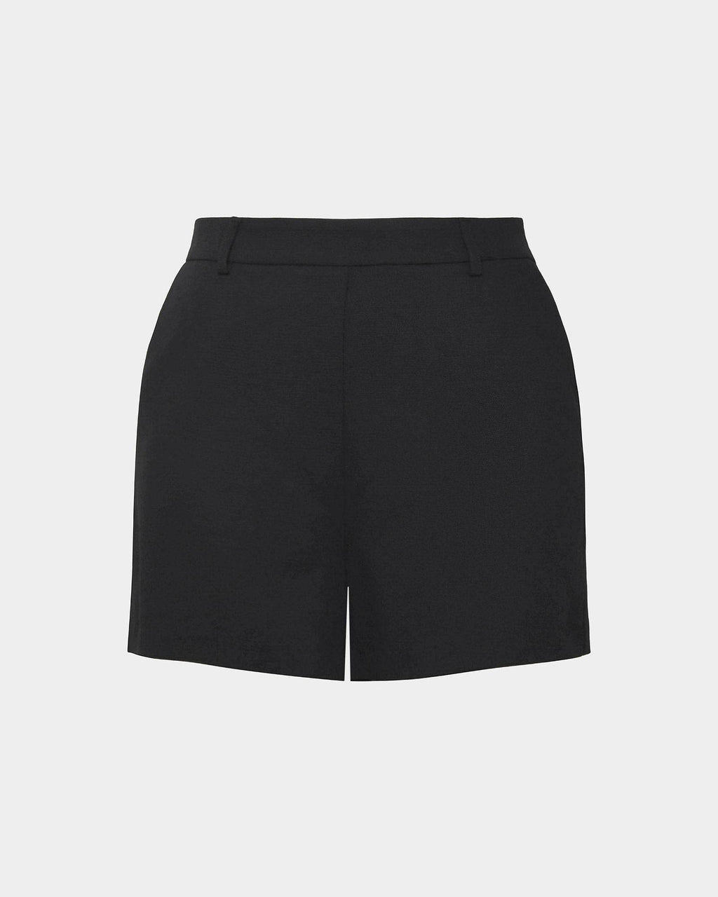Lexee High-Waist Shorts in black — product-only view