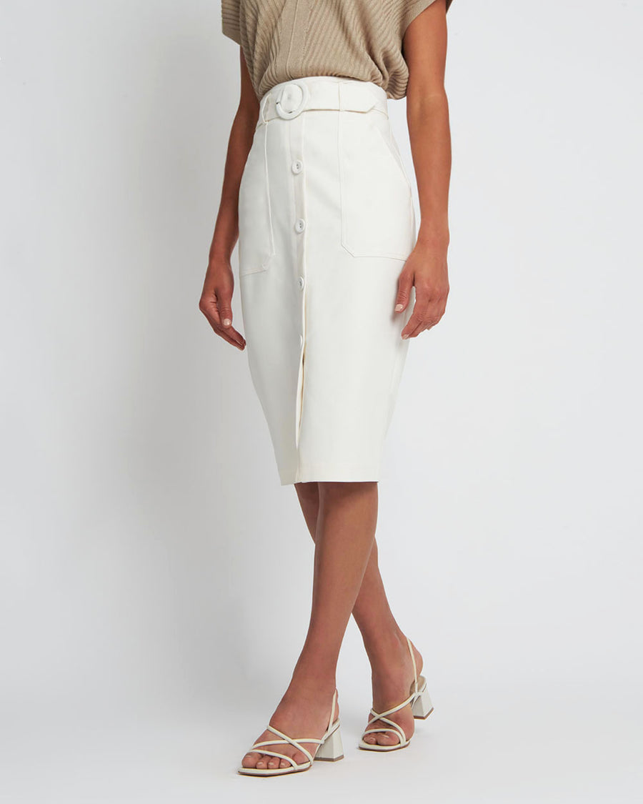 Emelia Leather Strap Heel