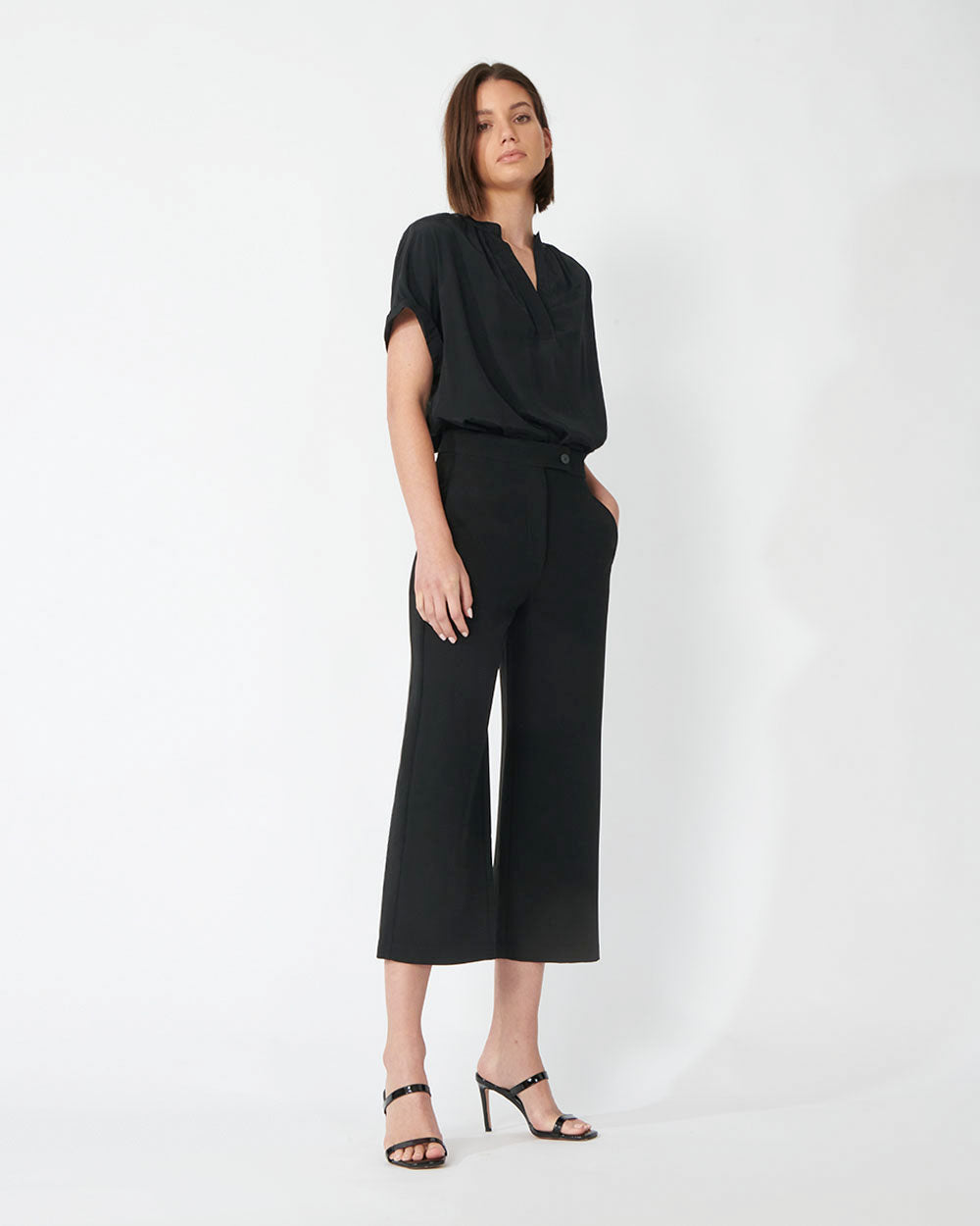 Yana Strap Heel in black — view 1