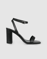 Kalani Block Heel in black — product-only view