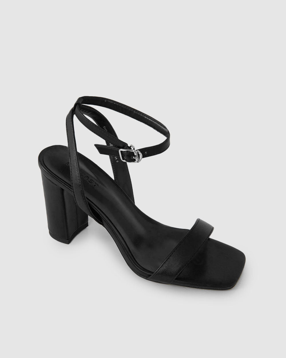 Kalani Block Heel in black — product-only view 2