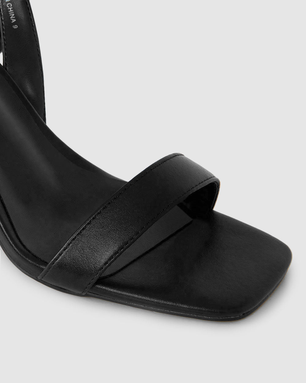 Kalani Block Heel in black — product-only view 3