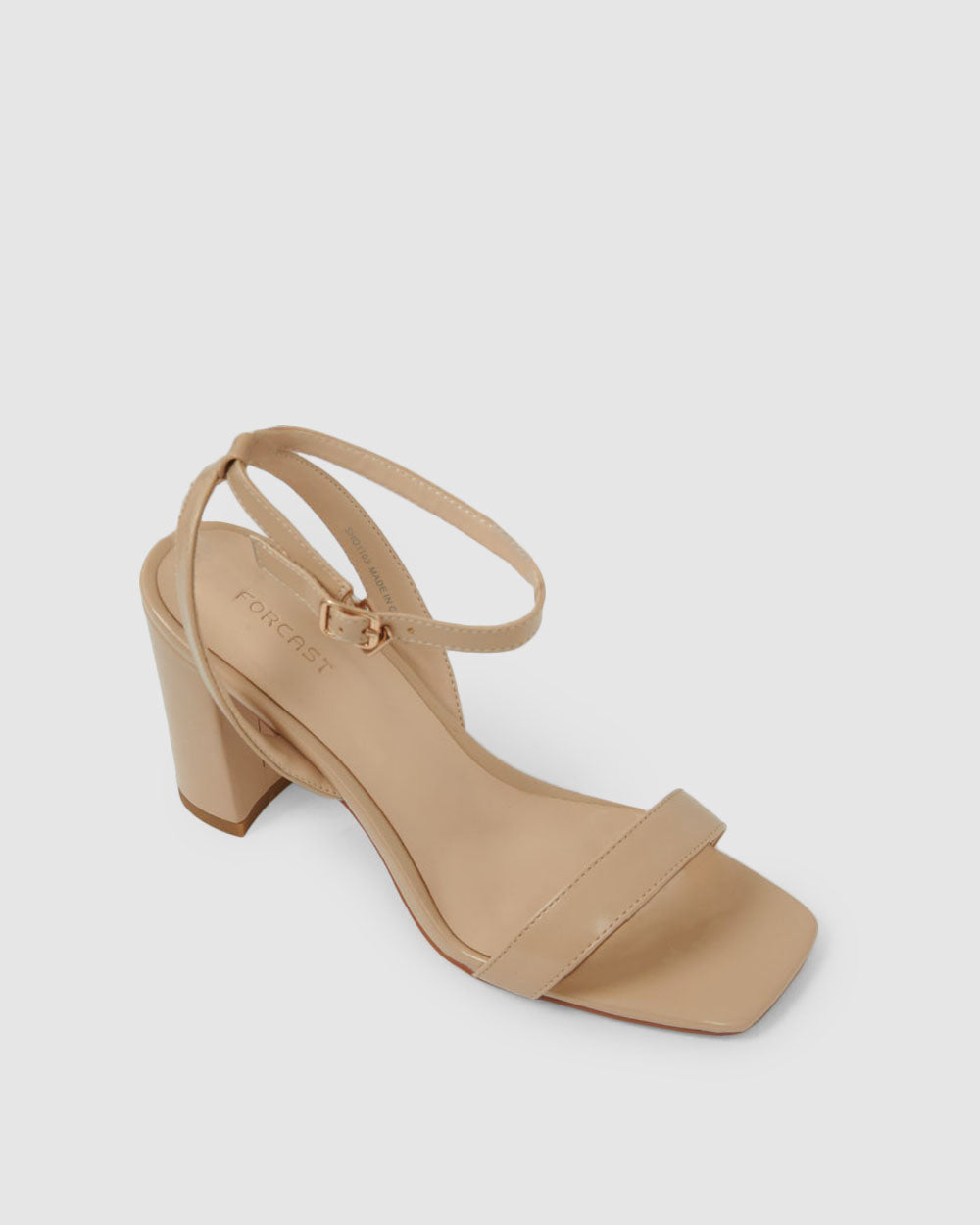 Kalani Block Heel in nude — product-only view 2