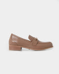 Dayana Leather Loafer in latte — view 1