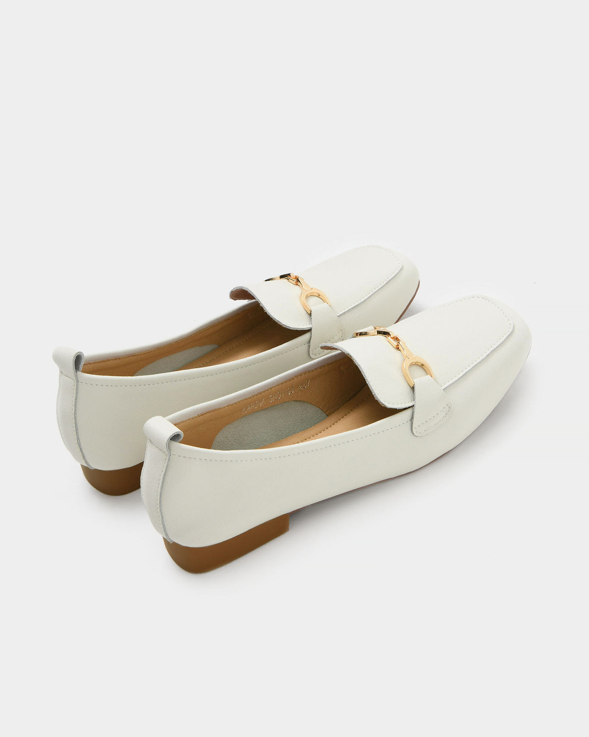 Karina Leather Loafer in cream — view 6