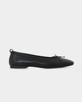 Lizbeth Leather Ballet Flat in black — view 1