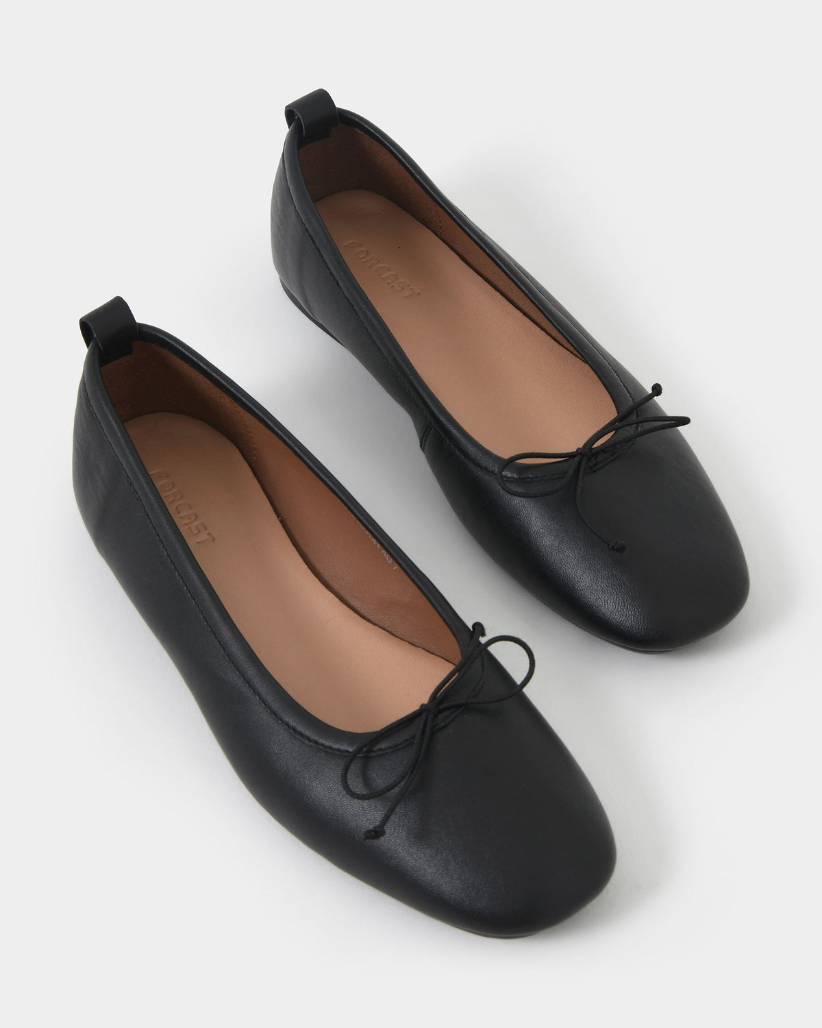 Lizbeth Leather Ballet Flat in black — view 2