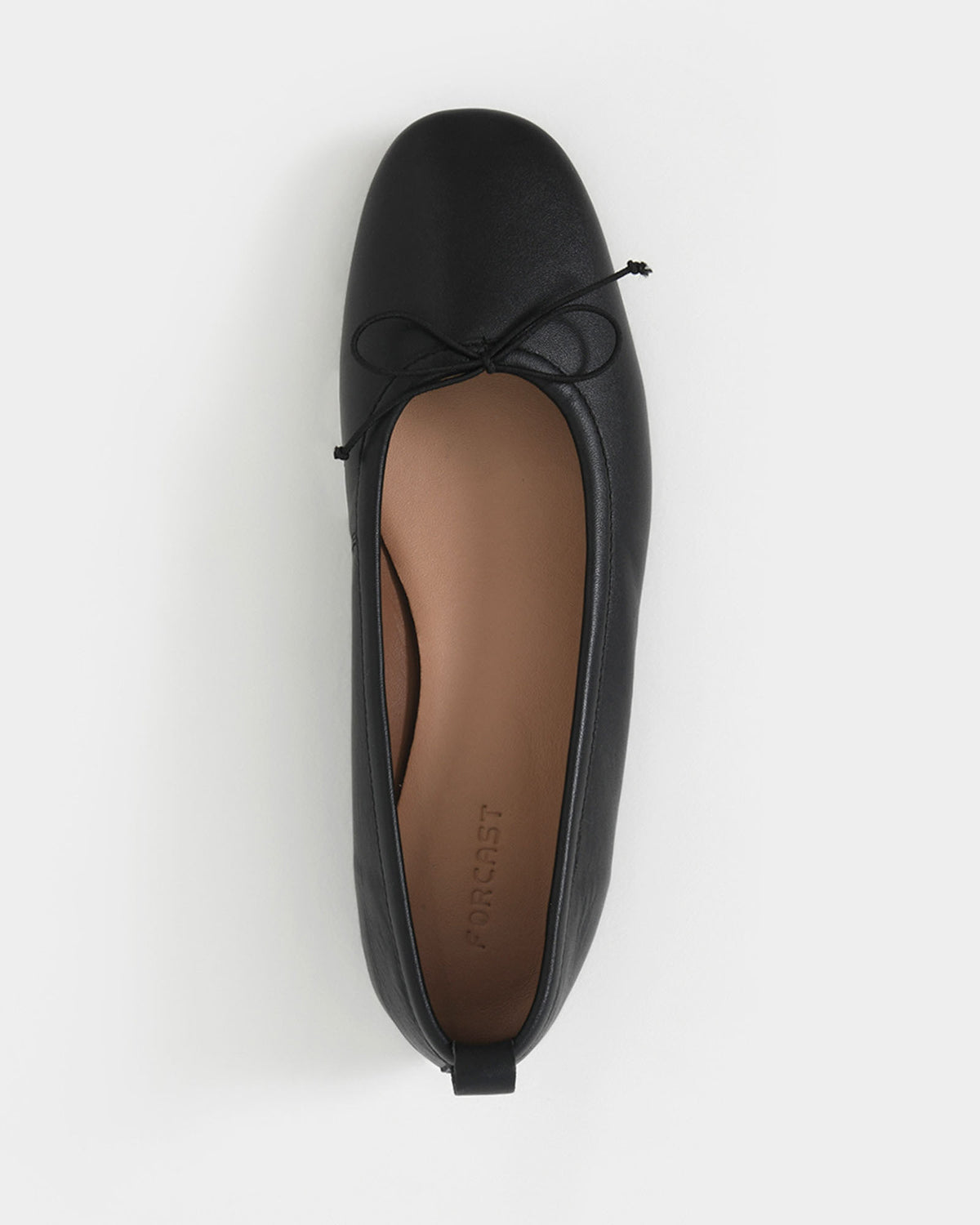 Lizbeth Leather Ballet Flat in black — view 4