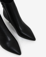 Luxie Pointed Ankle Boots — fabric detail