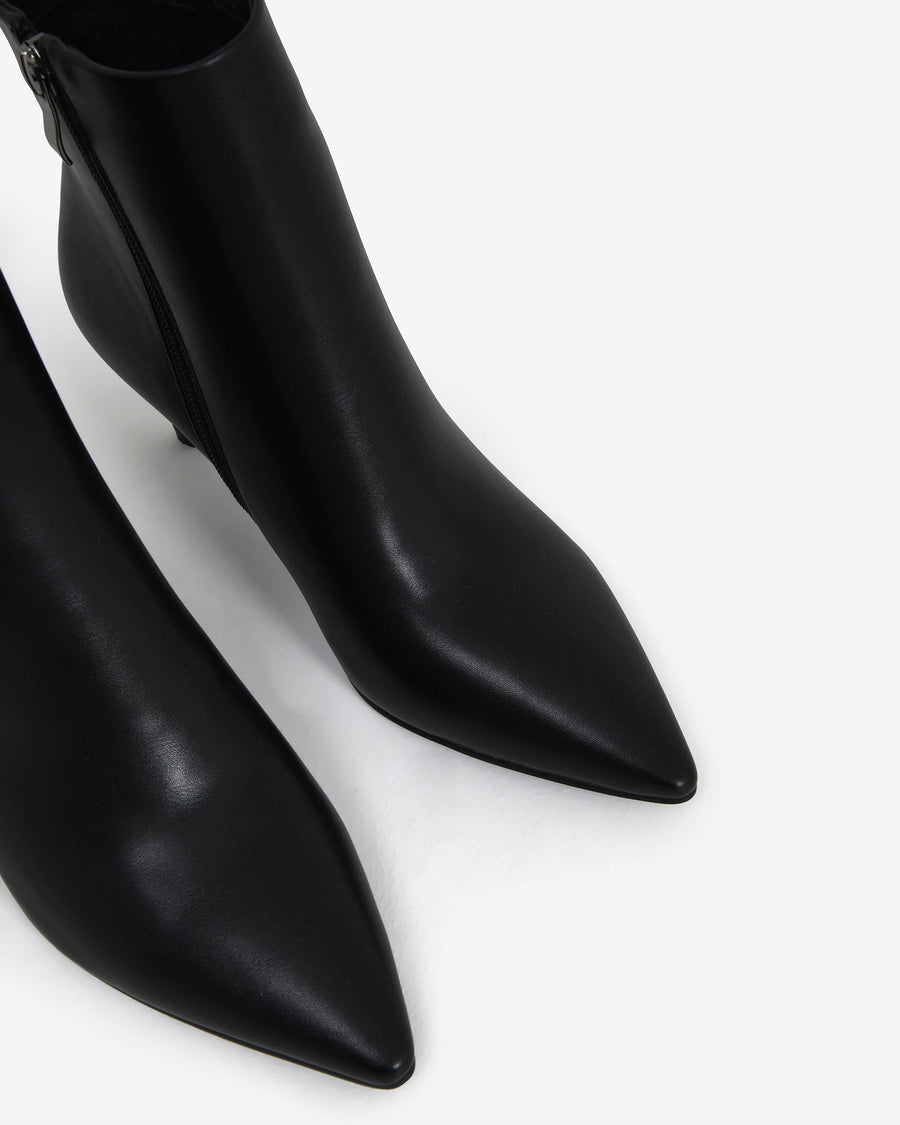 Luxie Pointed Ankle Boots — fabric detail