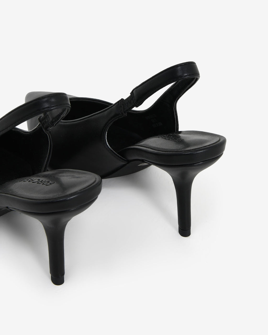 Sophie Slingback Pump in black — fabric detail
