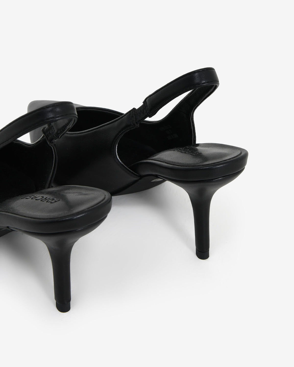 Sophie Slingback Pump in black — fabric detail