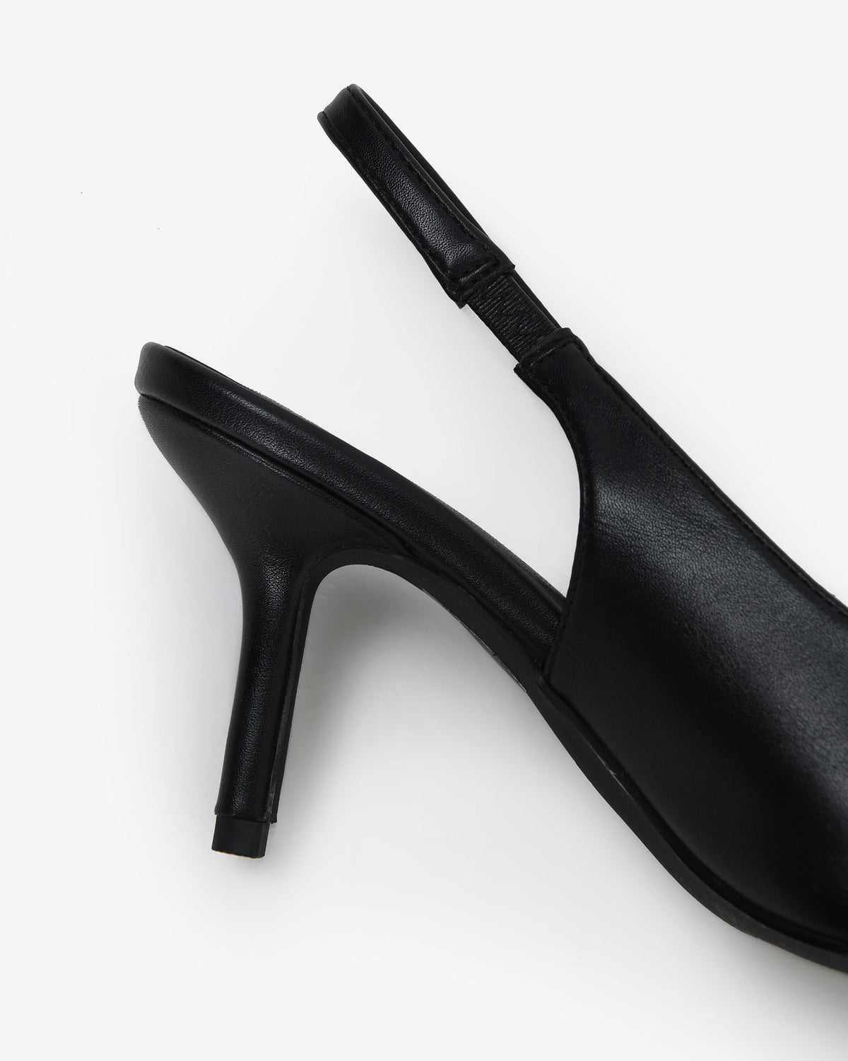 Sophie Slingback Pump in black — fabric detail 2