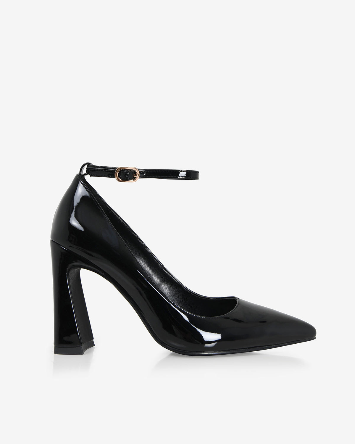 Vera Block Heel Point in black — view 1