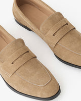Penny Suede Loafer — fabric detail