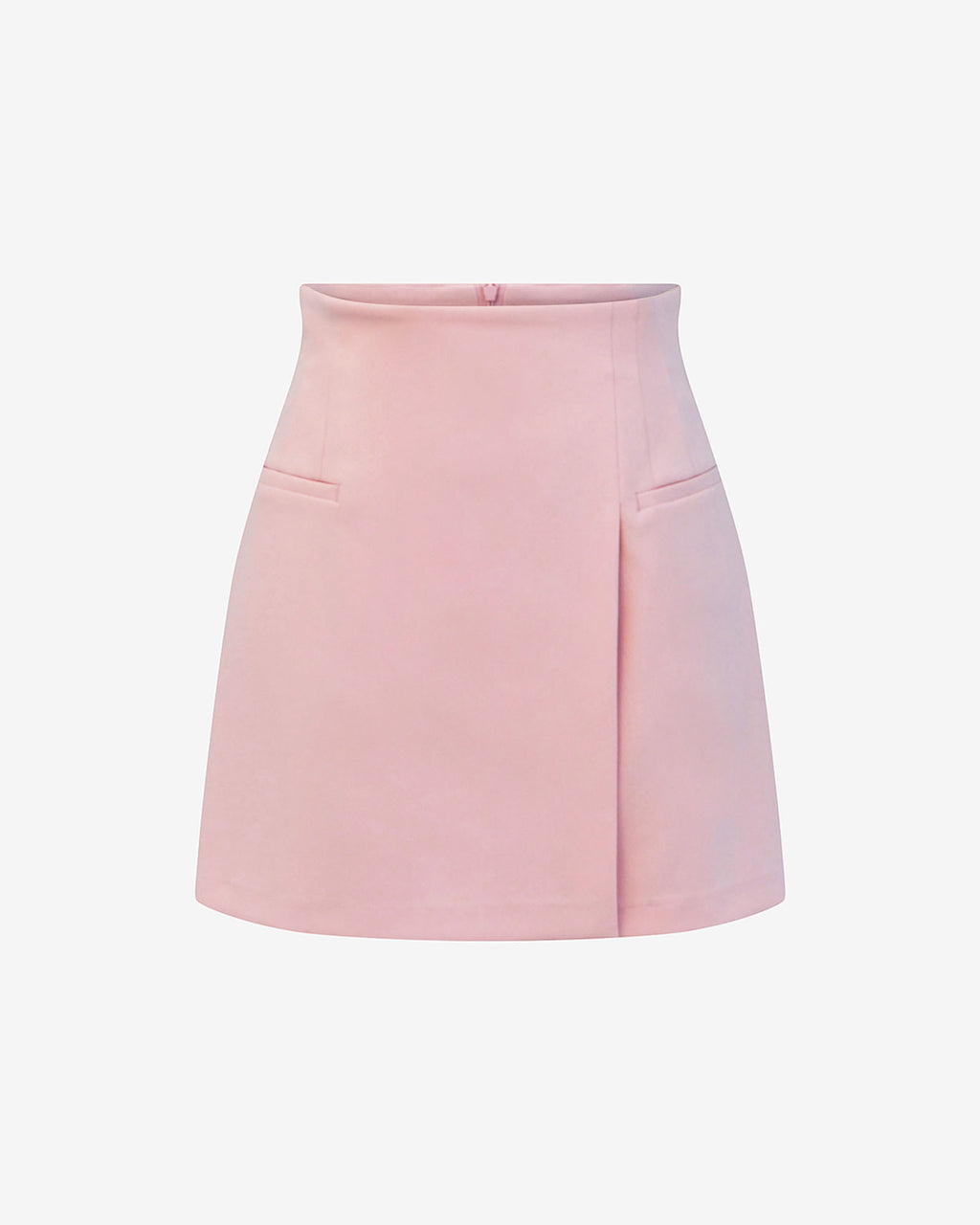 Nikki Mini Wrap Skirt in pink — product-only view